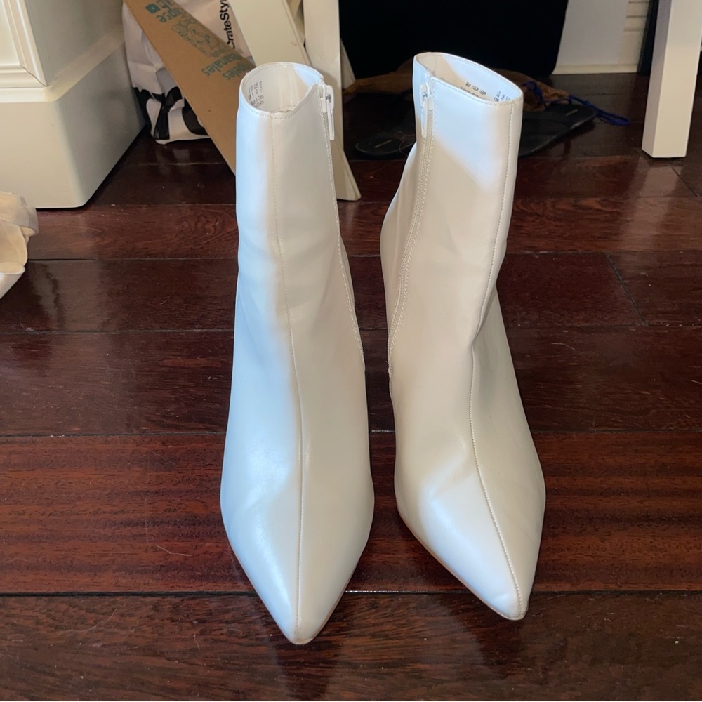 White booties